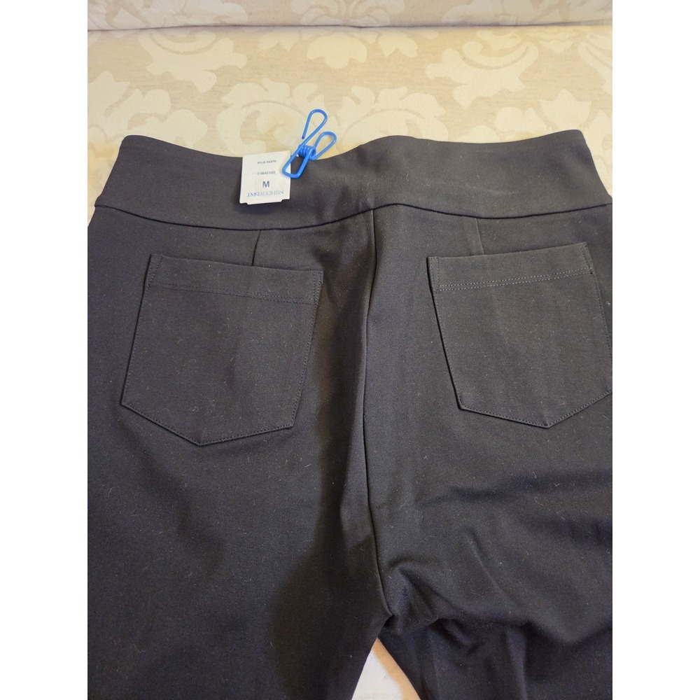 J.McLaughlin Wms Rylie Pull On Pants Bainbridge Knit Jersey Black Sz M NEW! $178 - Picture 12 of 16